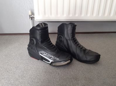 RST TracTech Evo 3 Short Waterproof Motorcycle Boots. Size UK 9 EU 43 Motorbike ( alpinestars sidi furygan dainese )