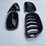 Brand New E92 E93 Lci Black Kidney Grilles & Mirror Covers Set Image 5