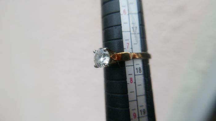 Vintage Sterling Silver 925 gold plated Ring 2,2g