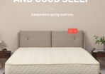 Natural coconut fiber spring mattress