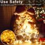 460 LEDs 17.5m/57Ft Icicle Outdoor Christmas Lights,Christmas Outdoor Lights Warm White with 8Modes Fairy Lights Plug in for Home/Window/Party (FREE POSTAGE) Image 4