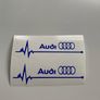 Audi Stickers Mirrors/windows x2 Image 3