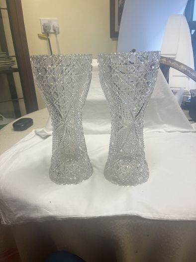 Large Irish crystal vase (2 optional price will differ)