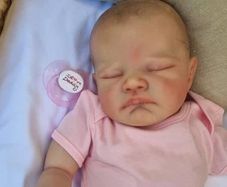 NEW SALE | Ultra Realistic Reborn Baby Dolls Realistic Baby Doll 48cm Lifelike Reborn Doll Soft Silicone Sleeping Girl Doll Gift Sets for Girls