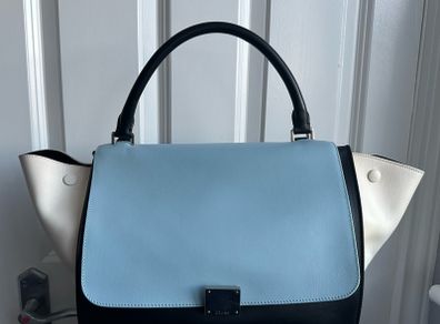 Celine trapeze tricolour bag