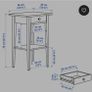 Hemnes bedside cabinets Image 3