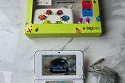 Nintendo 3ds xl pear white modded