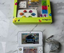 Nintendo 3ds xl pear white modded