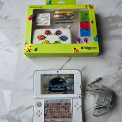 Nintendo 3ds xl pear white modded
