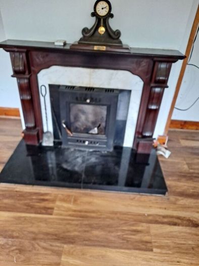 Mahogany Fireplace