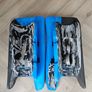 Obo Robo Hi-Rebound Leg Guards, Blue and Black, Medium - Excellent Condition Image 3