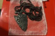 Norse compass arrow head necklace