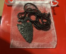 Norse compass arrow head necklace