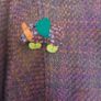 Joe Browns wool mix coat with brooch (free post) Image 2