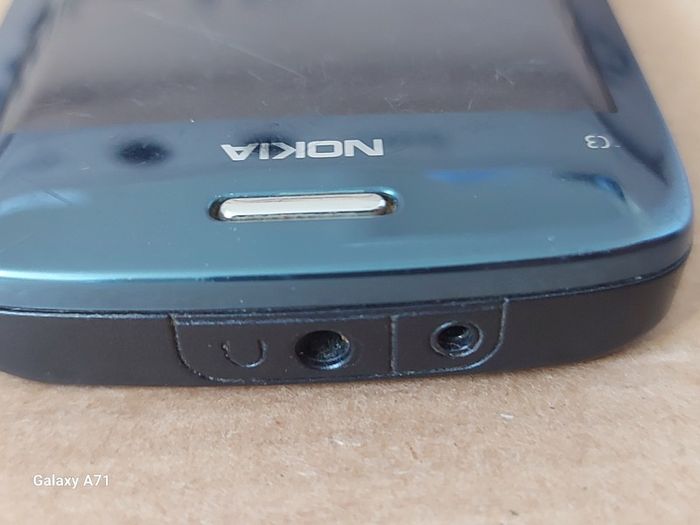 2 Nokia C3 mobile phones, light Blue, in excellent condition