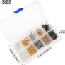 Earring Hooks, Jump Rings, 1150Pcs Earring Making Kit for DIY Earring Making Image 2