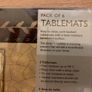 Table mats pack of 6 Image 2