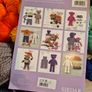 Large Rainbow Yarn bundle (mostly cotton, acrylic) and Pattern Booklet Image 9