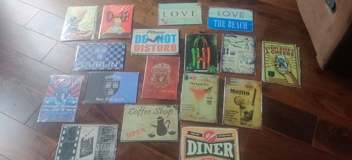 Metal signs
