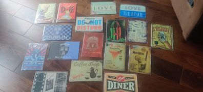Metal signs