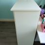 White 5 drawer chest of drawers Image 2