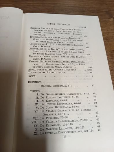 1960 in Latin. Acta et Decreta Concilii Plenarii Maynooth 1956
