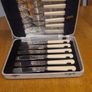 Sheffield silver Fish Cutlery Set W/ Faux Bone Handles Image 2