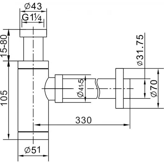 Mexen Basin Siphon Graphite