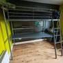 IKEA SVARTA Loft Bed Frame with Built-In Desk Image 2