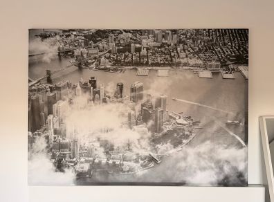 Ikea Bjorksta NEW YORK City Map vinyl canvas