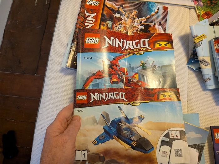 Lego and instruction manuals
