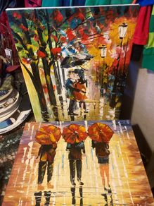 Oil paintings signed artworks free postage