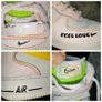 Nike Air Force 1 Mid 07Feel Love (Women's) Size 6UK Image 2
