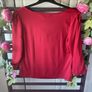 top Bnwt baloot brand size large (14) drape neckline wine/red shade Image 6