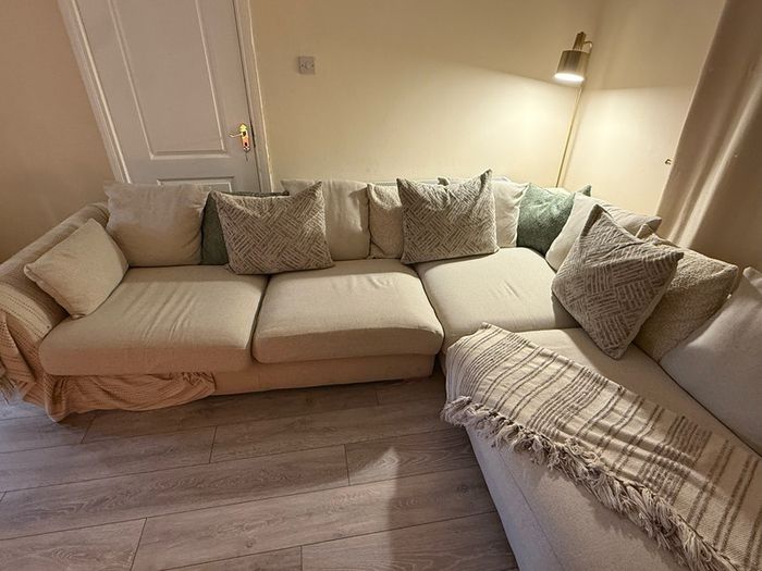 dfs L shape sofa