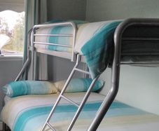 Orthopaedic pocket sprung double and single triple bed frame bunk