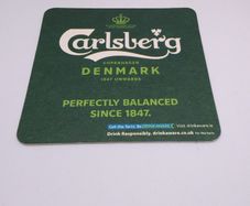 Carlsberg Lager - Beer Mat/Coaster