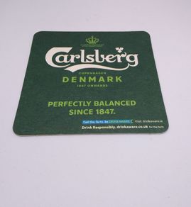 Carlsberg Lager - Beer Mat/Coaster