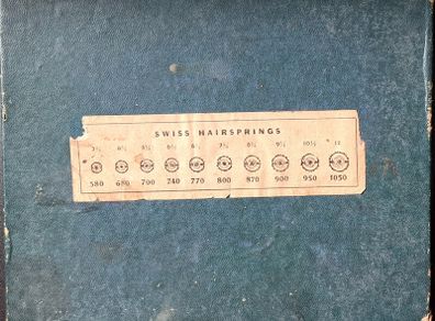 Box of Hairsprings