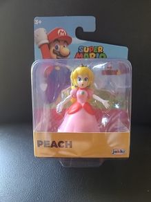 Super Mario Bros Princess Peach 2.5" Figure Jakks World of Nintendo Switch New