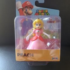 Super Mario Bros Princess Peach 2.5" Figure Jakks World of Nintendo Switch New