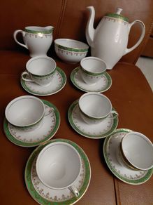vintage porcelain tea service  byAlfred Meakin
