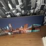 2 very large Manhattan pictures. One lights up Image 3