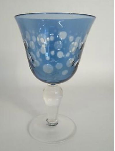 Luxury Wine Glasses -Pols Potten  Multicolour Cuttings Wine Glass - Luxury Glass