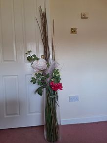 Large Vase and Flowers