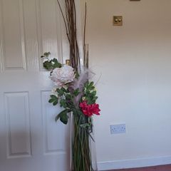 Large Vase and Flowers