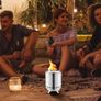 Tabletop Fire Pit 6 inch Stainless Steel Fireplace Indoor Outdoor Silver Image 5