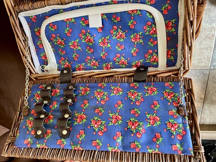 Forest Walk Wicker Picnic Basket