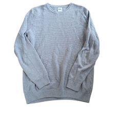 Zara waffle-weave cotton sweater
