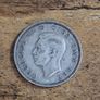 Great Britain UK 1942, One Shilling, George VI, Scottish Crest, Silver Coin - free standard postage Image 2